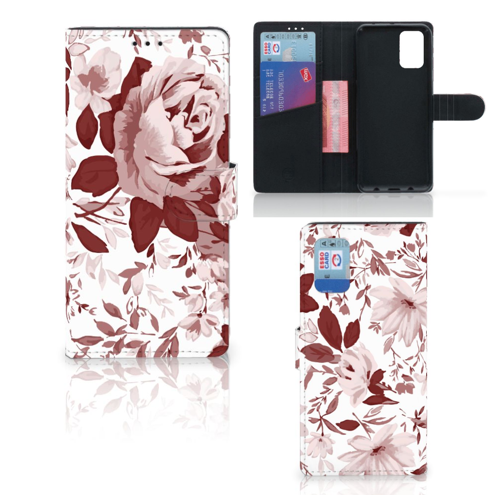 Hoesje Samsung Galaxy A02s | M02s Watercolor Flowers