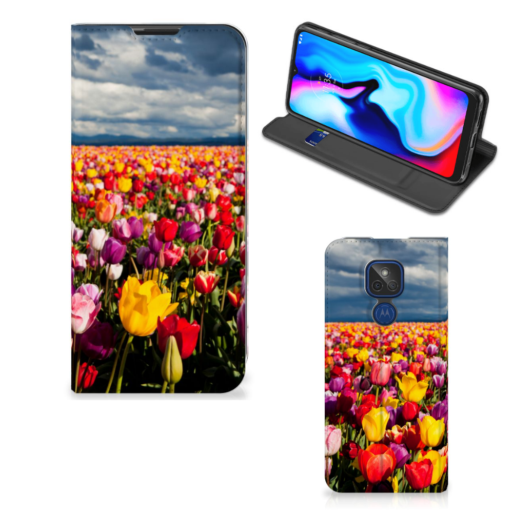 Motorola Moto G9 Play Smart Cover Tulpen - B2C Telecom