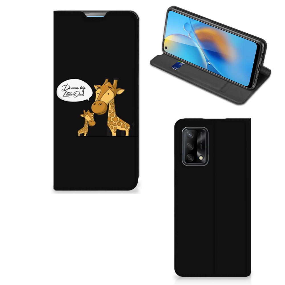 OPPO A74 4G Magnet Case Giraffe - B2C Telecom