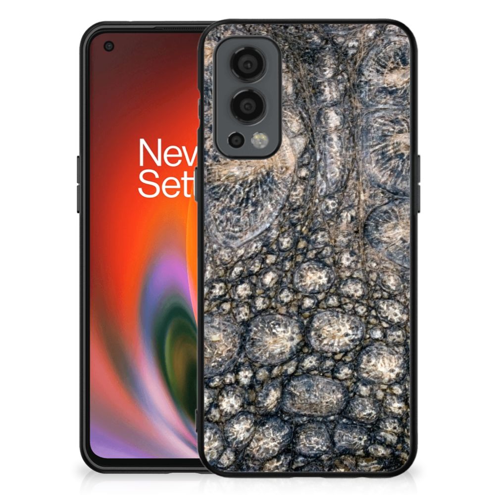 OnePlus Nord 2 Dierenprint Telefoonhoesje Krokodillenprint
