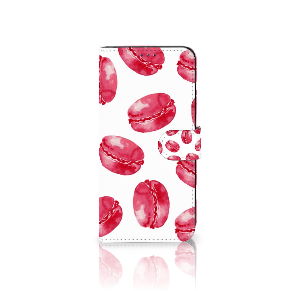 Motorola Moto G22 Book Cover Pink Macarons