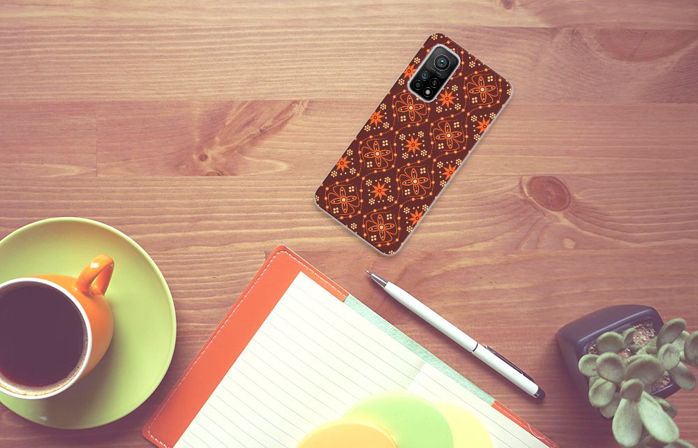 Xiaomi Mi 10T | 10T Pro TPU bumper Batik Brown