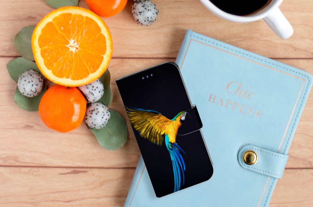 Samsung Galaxy S10e Telefoonhoesje met Pasjes Papegaai