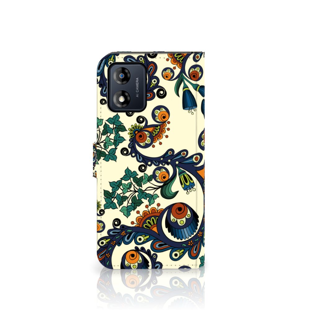 Wallet Case Motorola Moto E13 4G Barok Flower