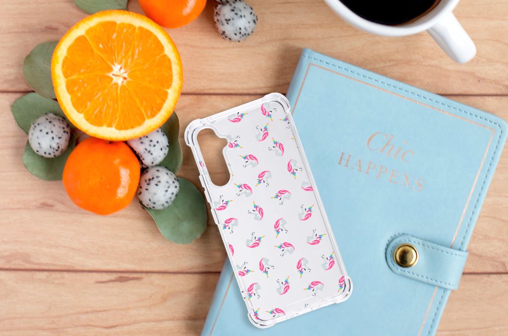 Doorzichtige Silicone Hoesje voor Samsung Galaxy A34 Unicorns B2C Telecom