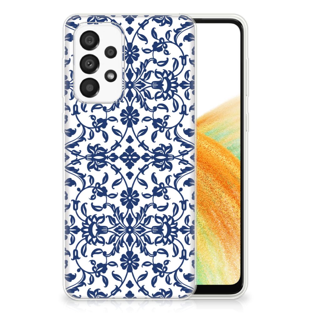 Samsung Galaxy A33 5G TPU Case Flower Blue B2C Telecom