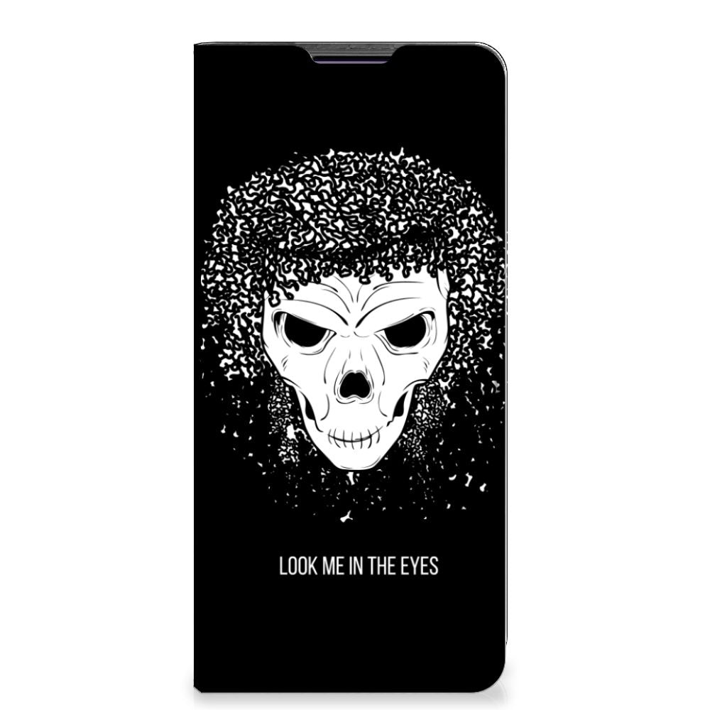 Mobiel BookCase Motorola Edge 30 Pro Skull Hair