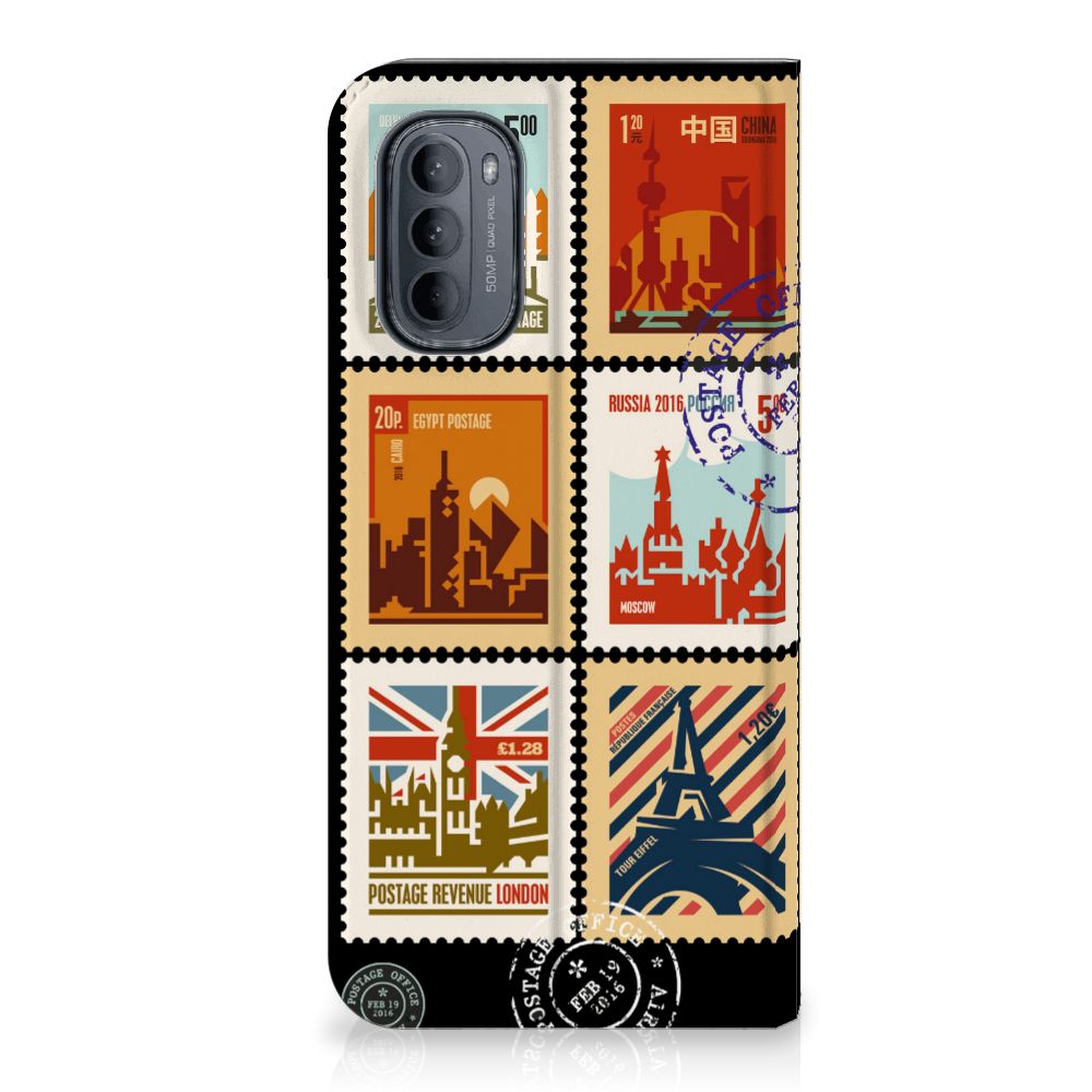 Motorola Moto G31 | G41 Book Cover Postzegels - B2C Telecom