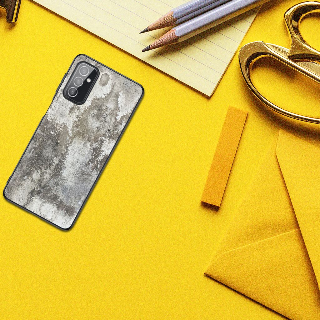 Samsung Galaxy M52 Marmeren Print Telefoonhoesje Beton Print B2C Telecom