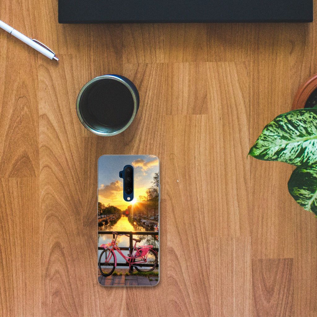 OnePlus 7T Pro Siliconen Back Cover Amsterdamse Grachten