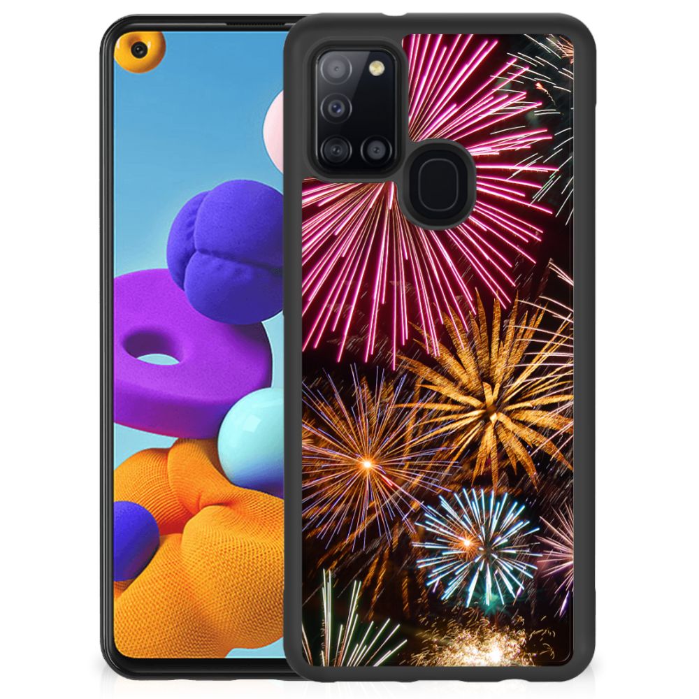 Samsung Galaxy A21s TPU Bumper Case Vuurwerk