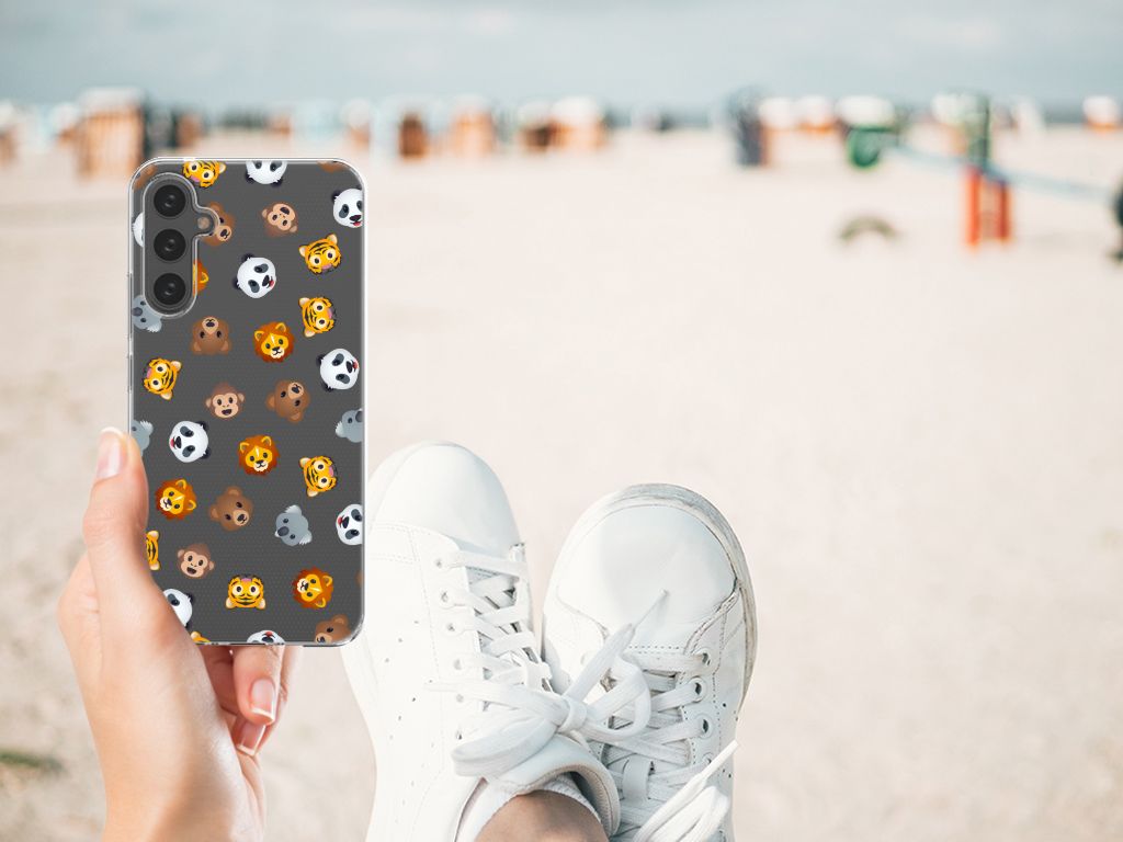 TPU bumper voor Samsung Galaxy A34 Dieren Emojis B2C Telecom