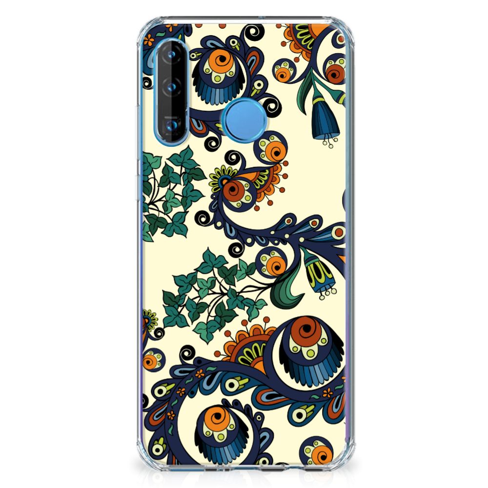 Anti Shock Case Huawei P30 Lite Barok Flower