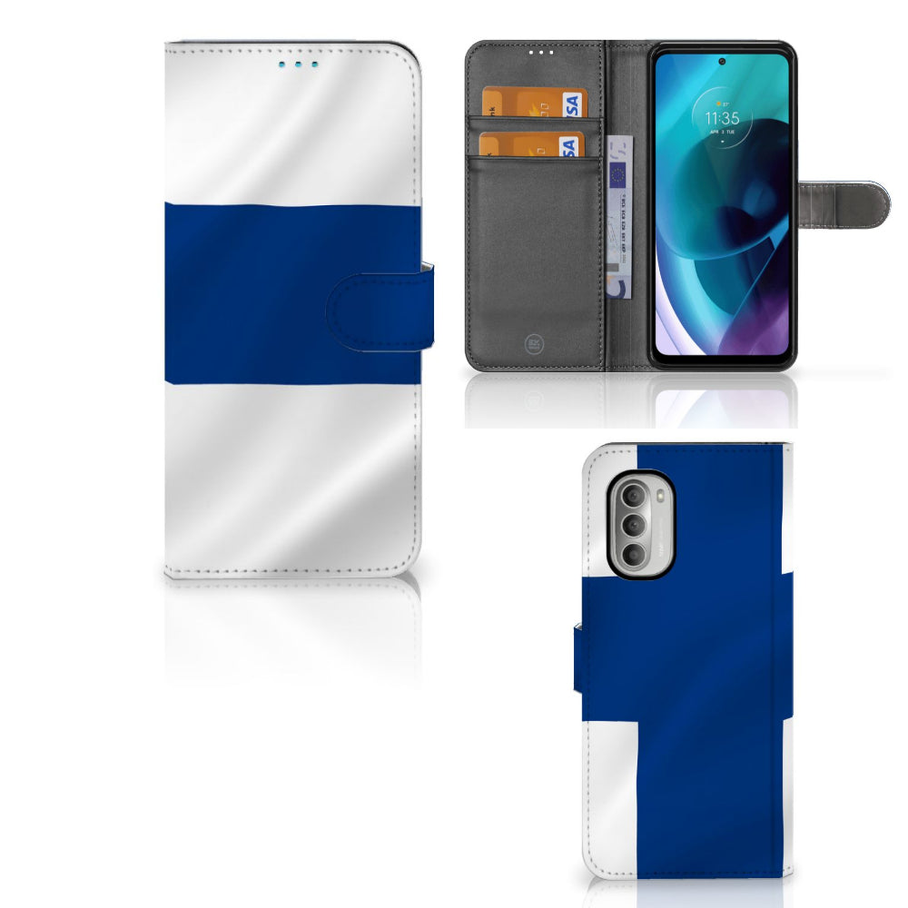 Motorola Moto G51 5G Bookstyle Case Finland