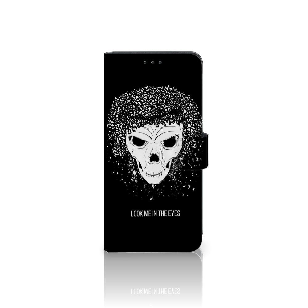 Telefoonhoesje met Naam Huawei P40 Pro Skull Hair