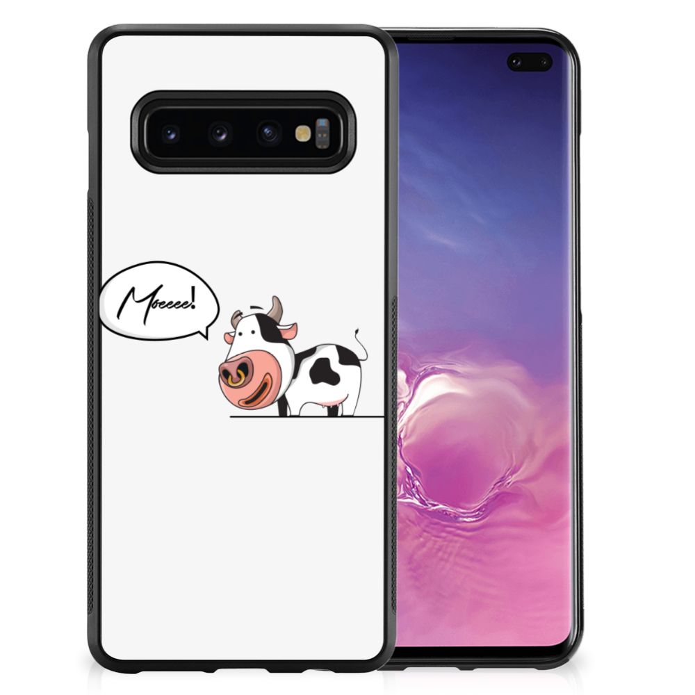 Samsung Galaxy S10+ Bumper Hoesje Cow