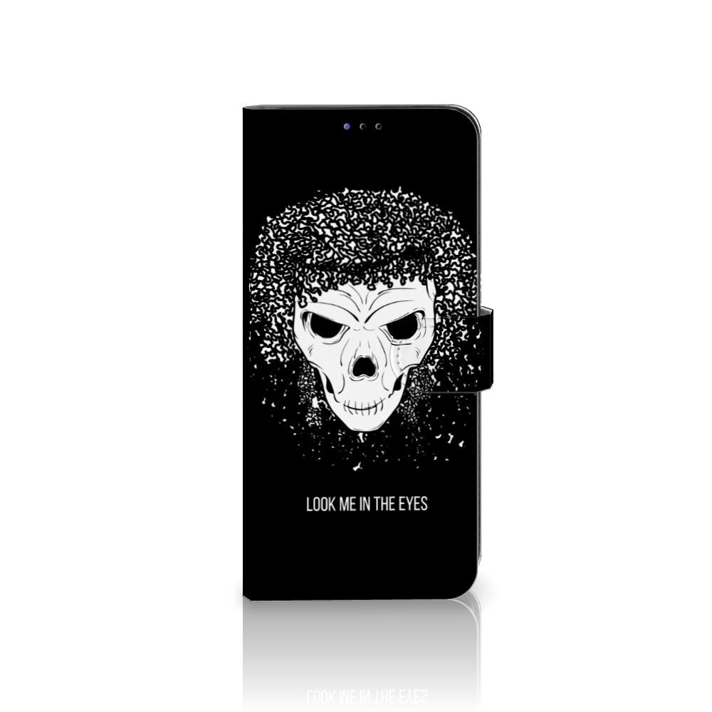 Telefoonhoesje met Naam Samsung Galaxy A22 5G Skull Hair