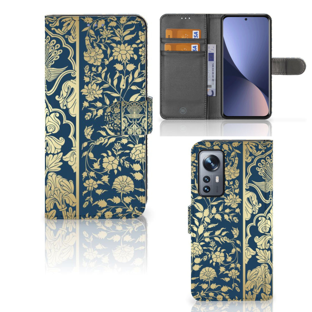 Xiaomi 12 | 12X Hoesje Beige Flowers