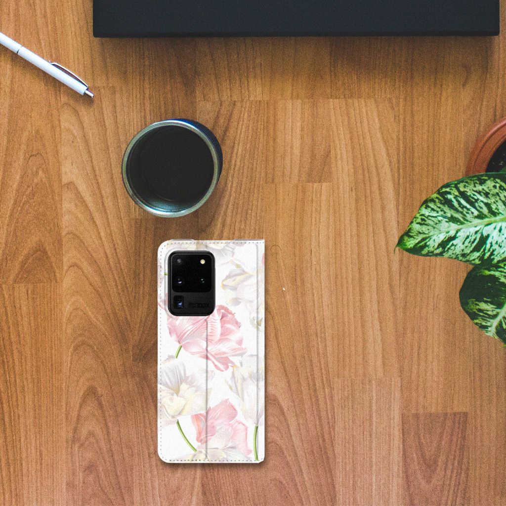 Samsung Galaxy S20 Ultra Smart Cover Lovely Flowers - B2C Telecom