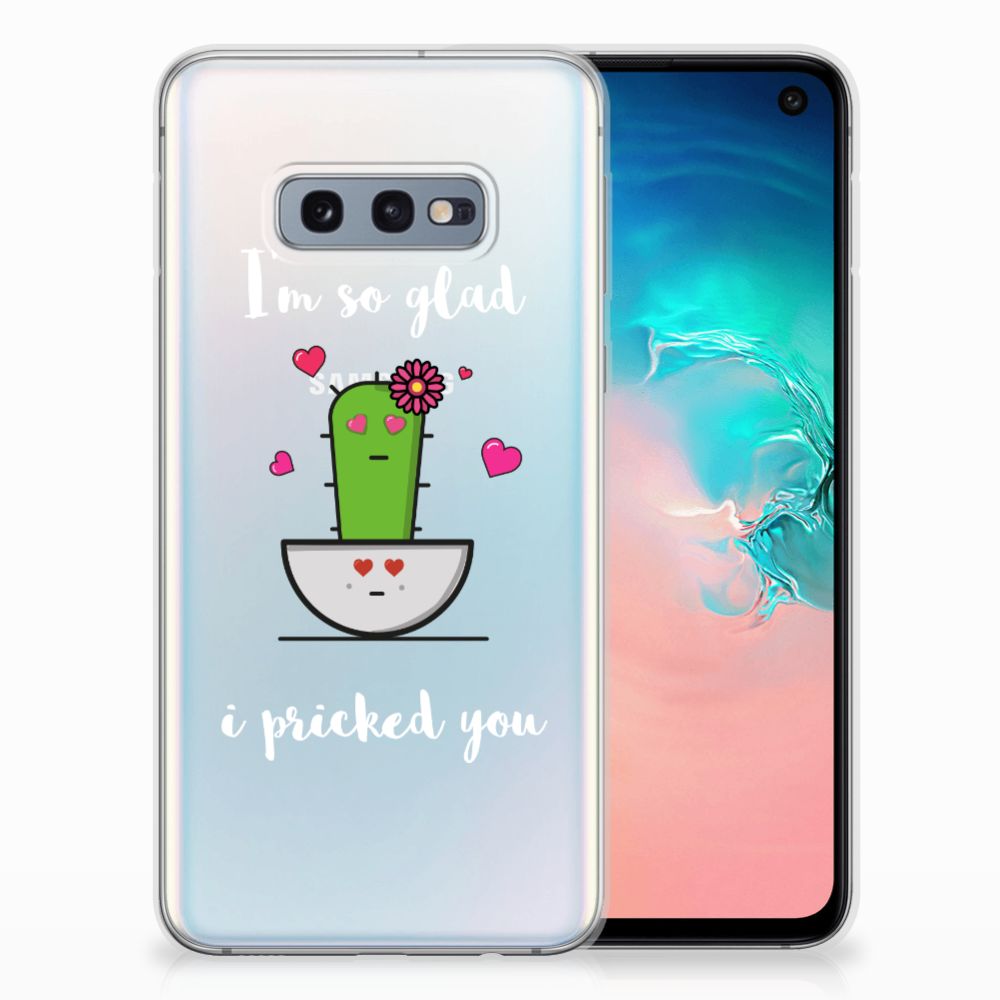 Samsung Galaxy S10e Telefoonhoesje met Naam Cactus Glad