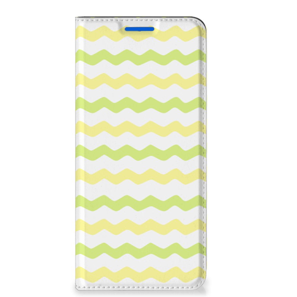 OPPO Reno6 5G Hoesje met Magneet Waves Yellow - B2C Telecom