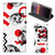 Mobiel BookCase Sony Xperia L4 Skull Red