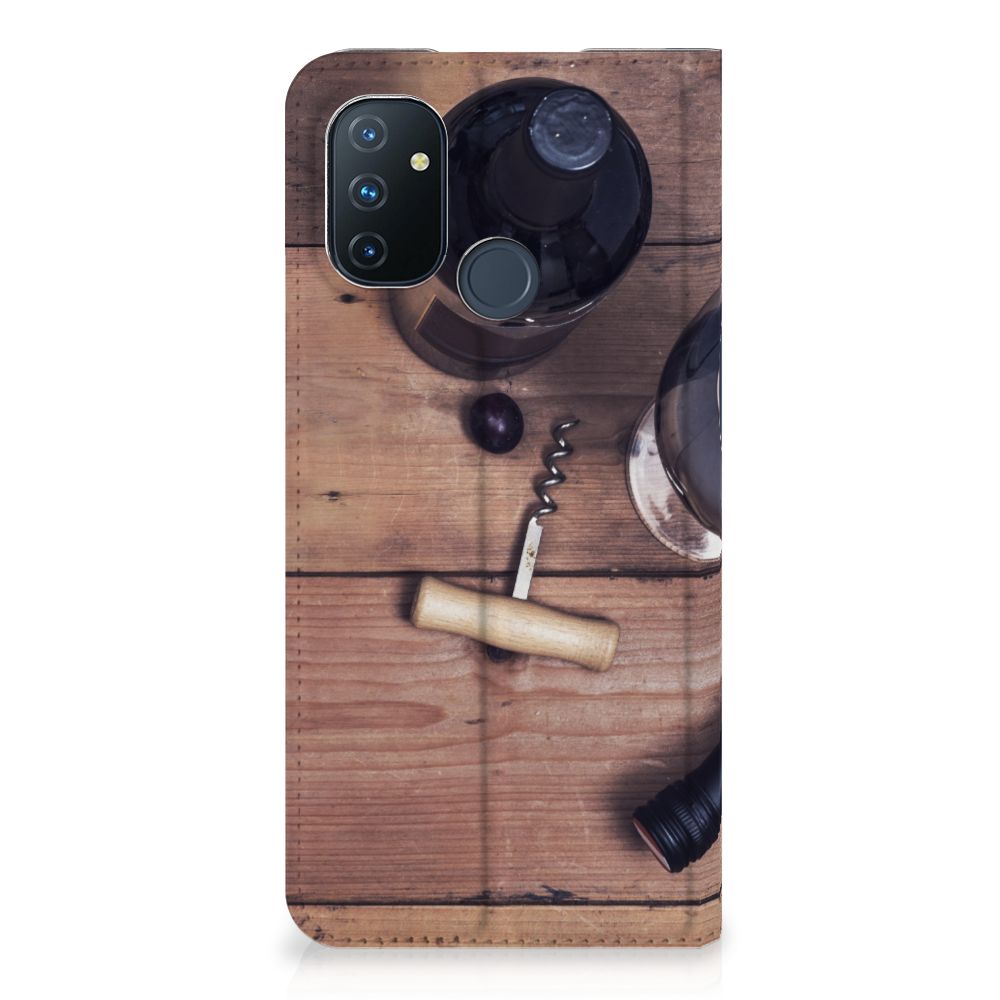 OnePlus Nord N100 Flip Style Cover Wijn - B2C Telecom