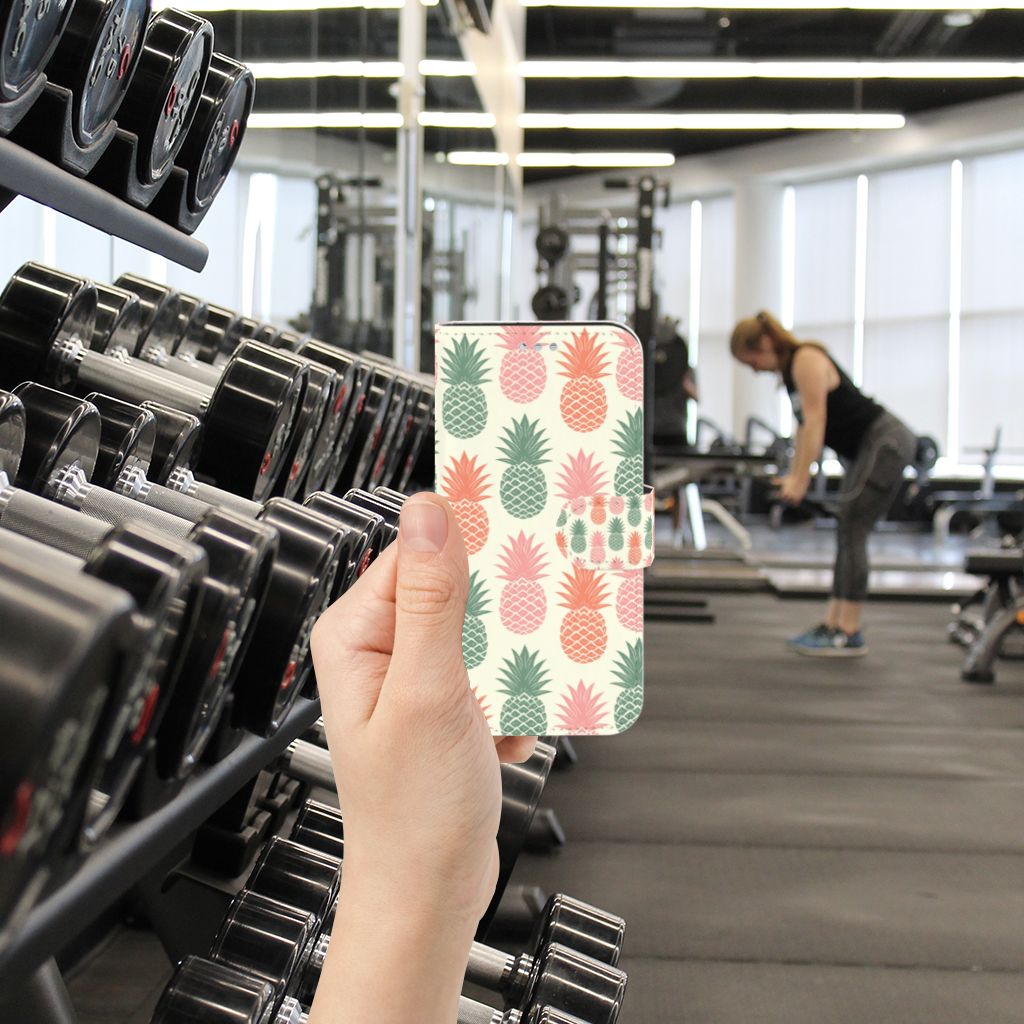 Samsung Galaxy S7 Book Cover Ananas