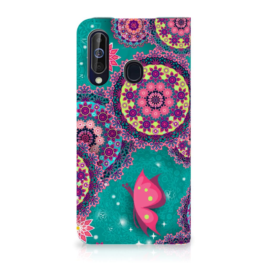 Samsung Galaxy A60 Bookcase Cirkels en Vlinders