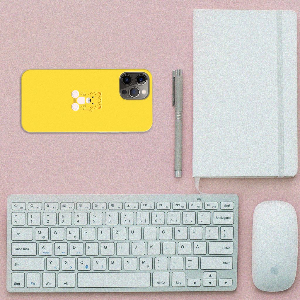 iPhone 12 Pro Max Telefoonhoesje met Naam Baby Leopard B2C Telecom