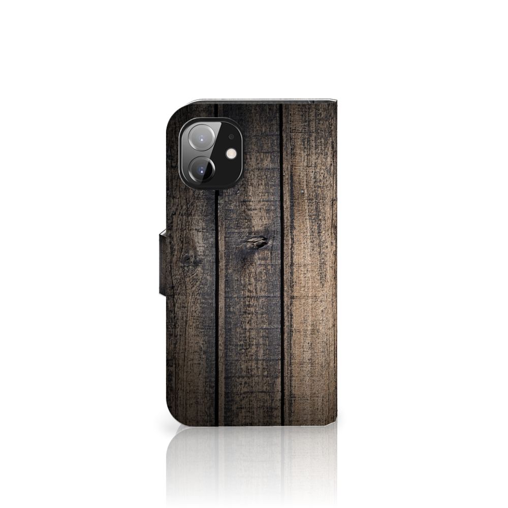 Apple iPhone 12 Mini Book Style Case Steigerhout