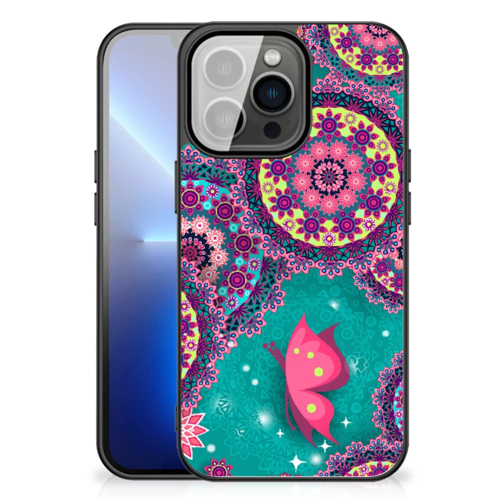 iPhone 13 Pro Max Leuk Telefoonhoesje Cirkels en Vlinders B2C Telecom
