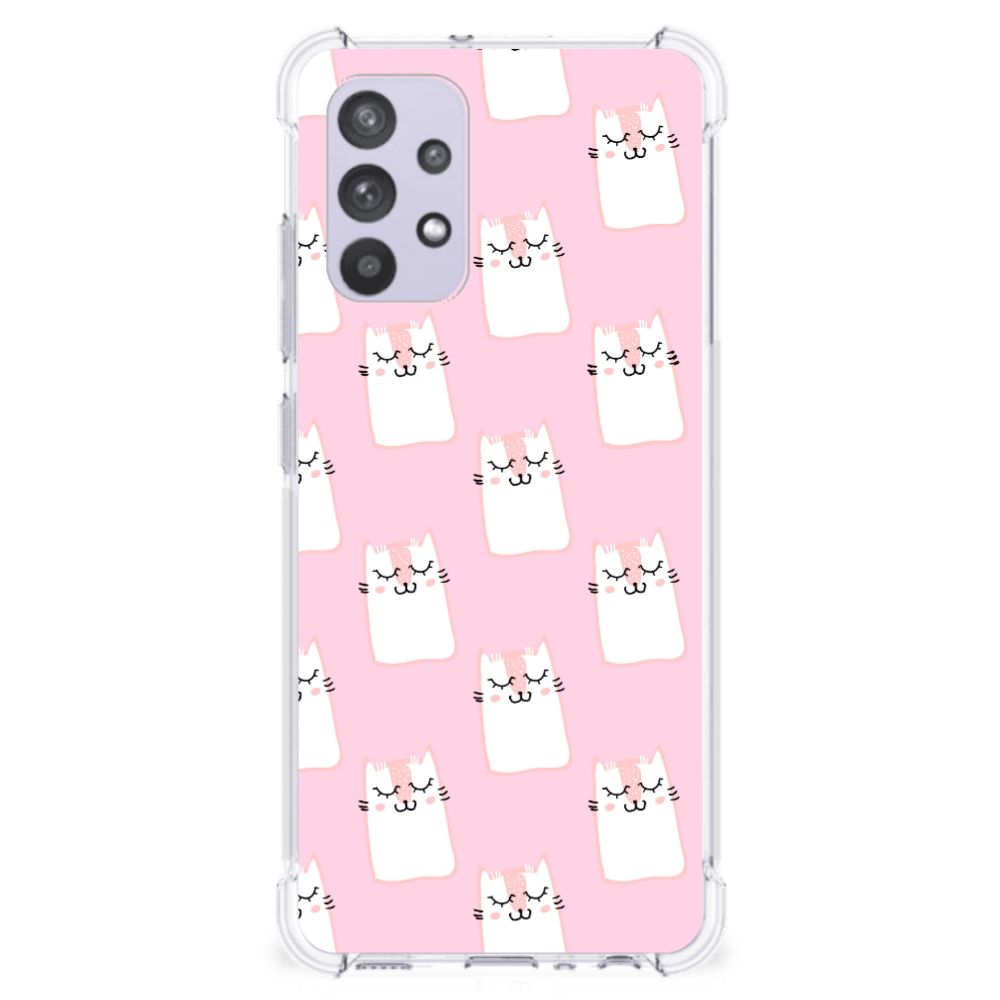 Samsung Galaxy A32 4G | A32 5G Enterprise Editie Case Anti-shock Sleeping Cats B2C Telecom