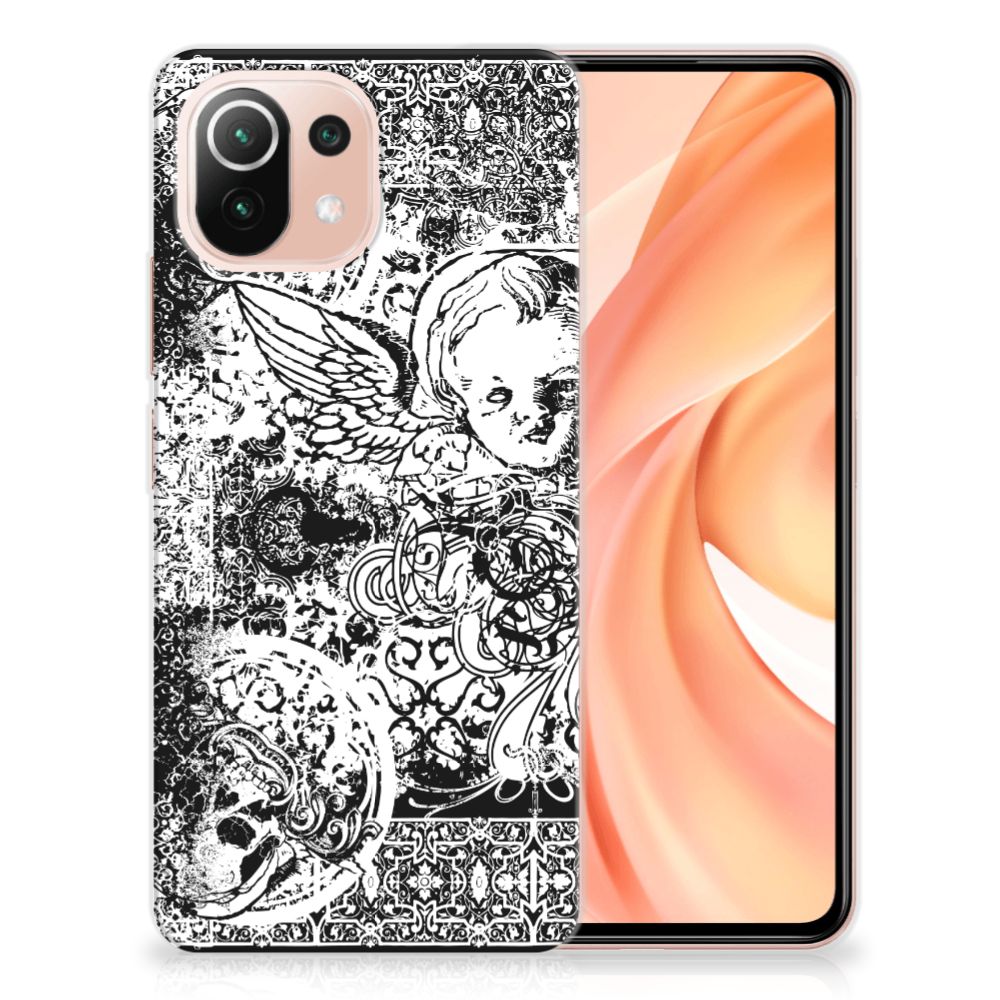 Silicone Back Case Xiaomi Mi 11 Lite | 11 Lite 5G NE Skulls Angel