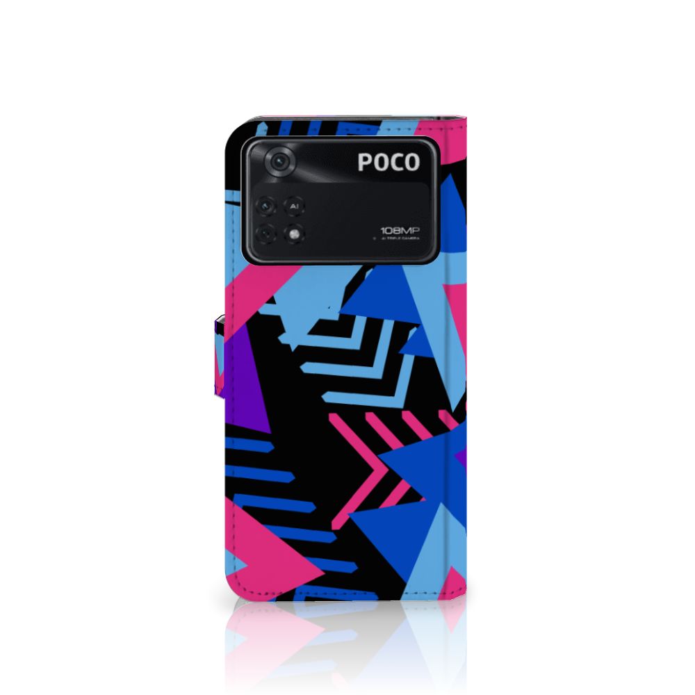 Xiaomi Poco X4 Pro 5G Book Case Funky Triangle
