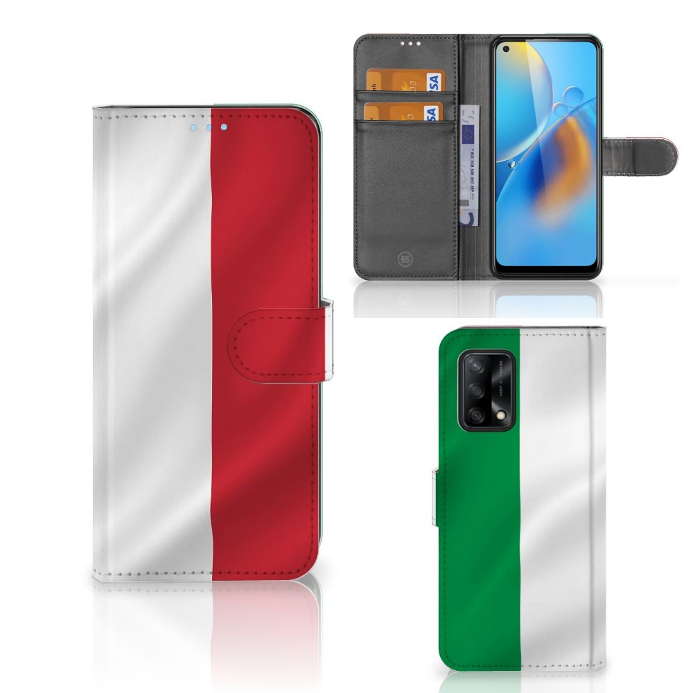 OPPO A74 4G Bookstyle Case Italië