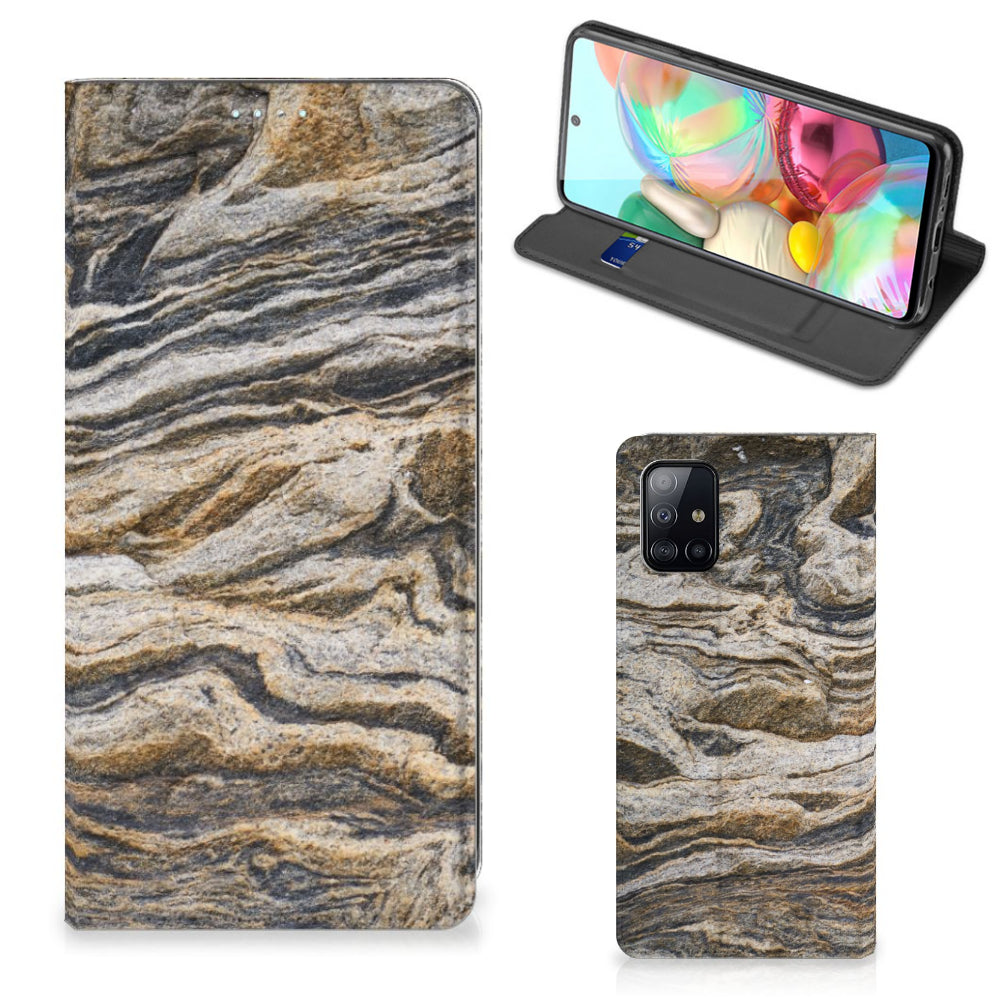 Samsung Galaxy A71 Standcase Steen