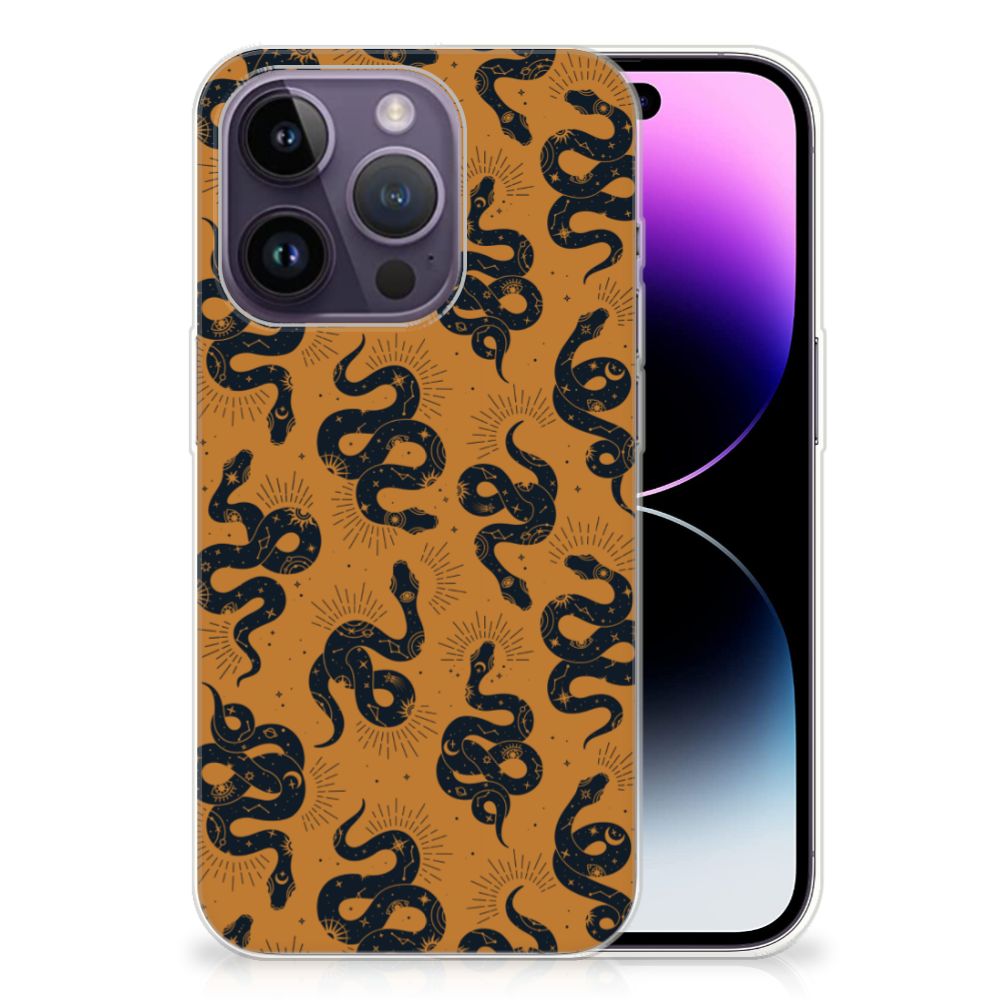 TPU Hoesje voor Apple iPhone 14 Pro Snakes B2C Telecom