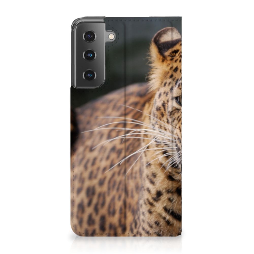 Samsung Galaxy S21 Hoesje maken Luipaard - B2C Telecom