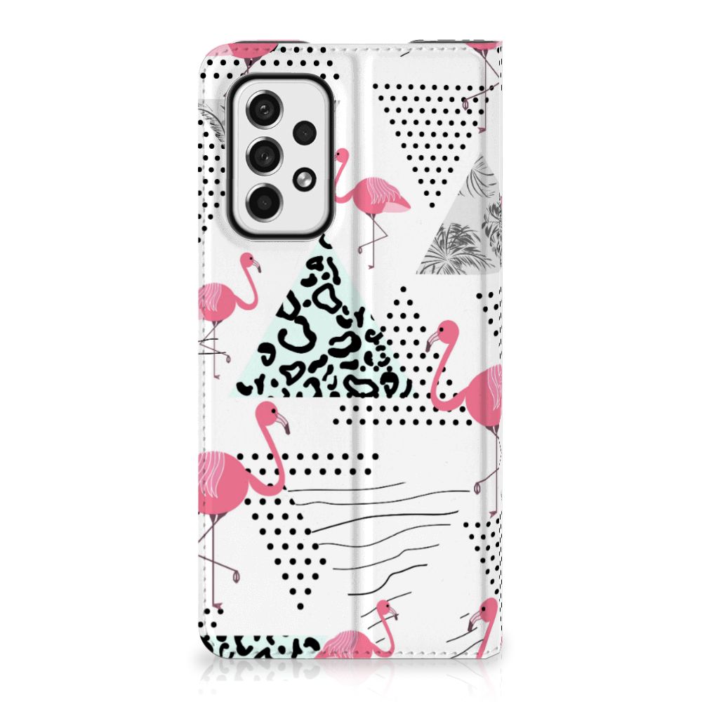Samsung Galaxy A73 Hoesje maken Flamingo Triangle - B2C Telecom