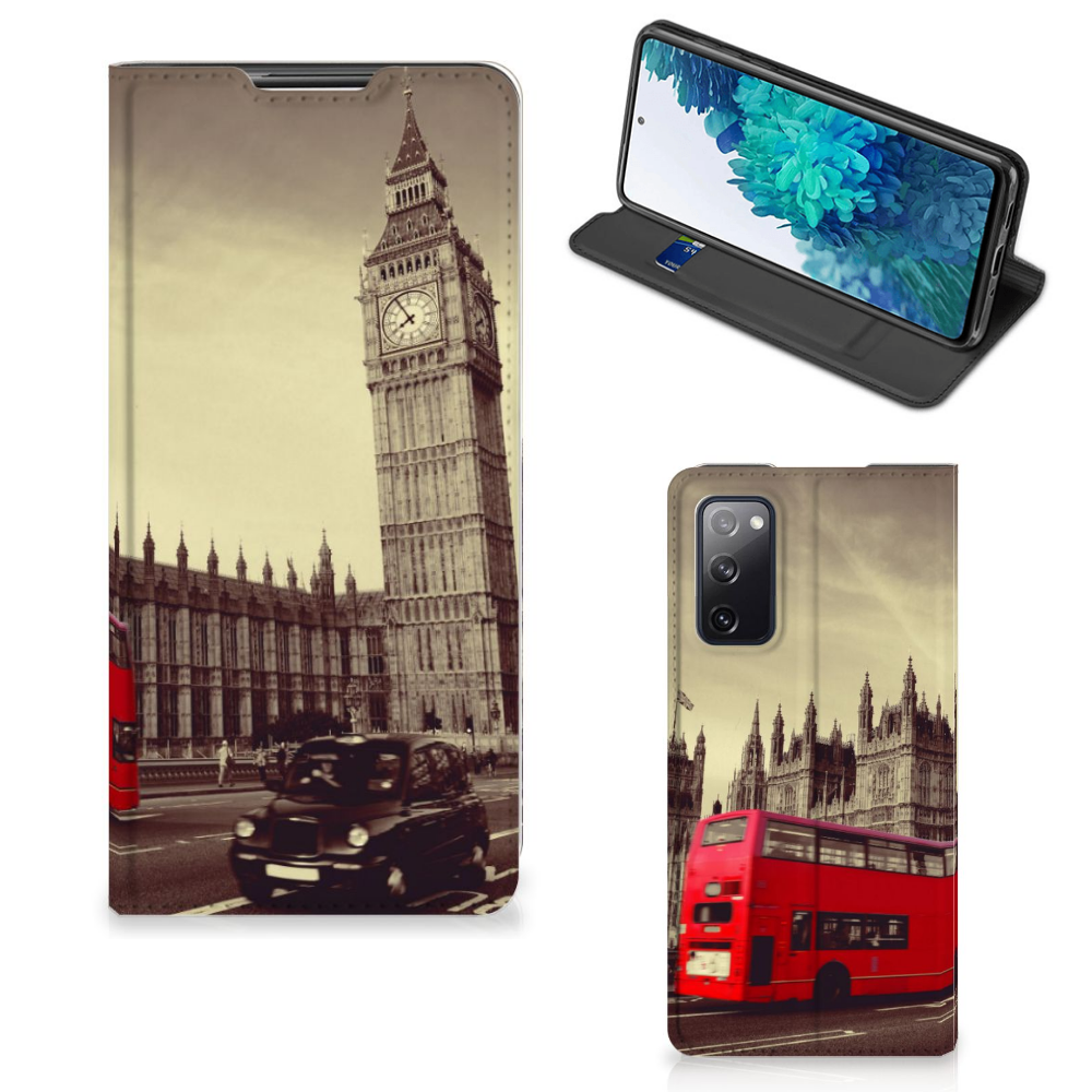 Samsung Galaxy S20 FE Book Cover Londen - B2C Telecom