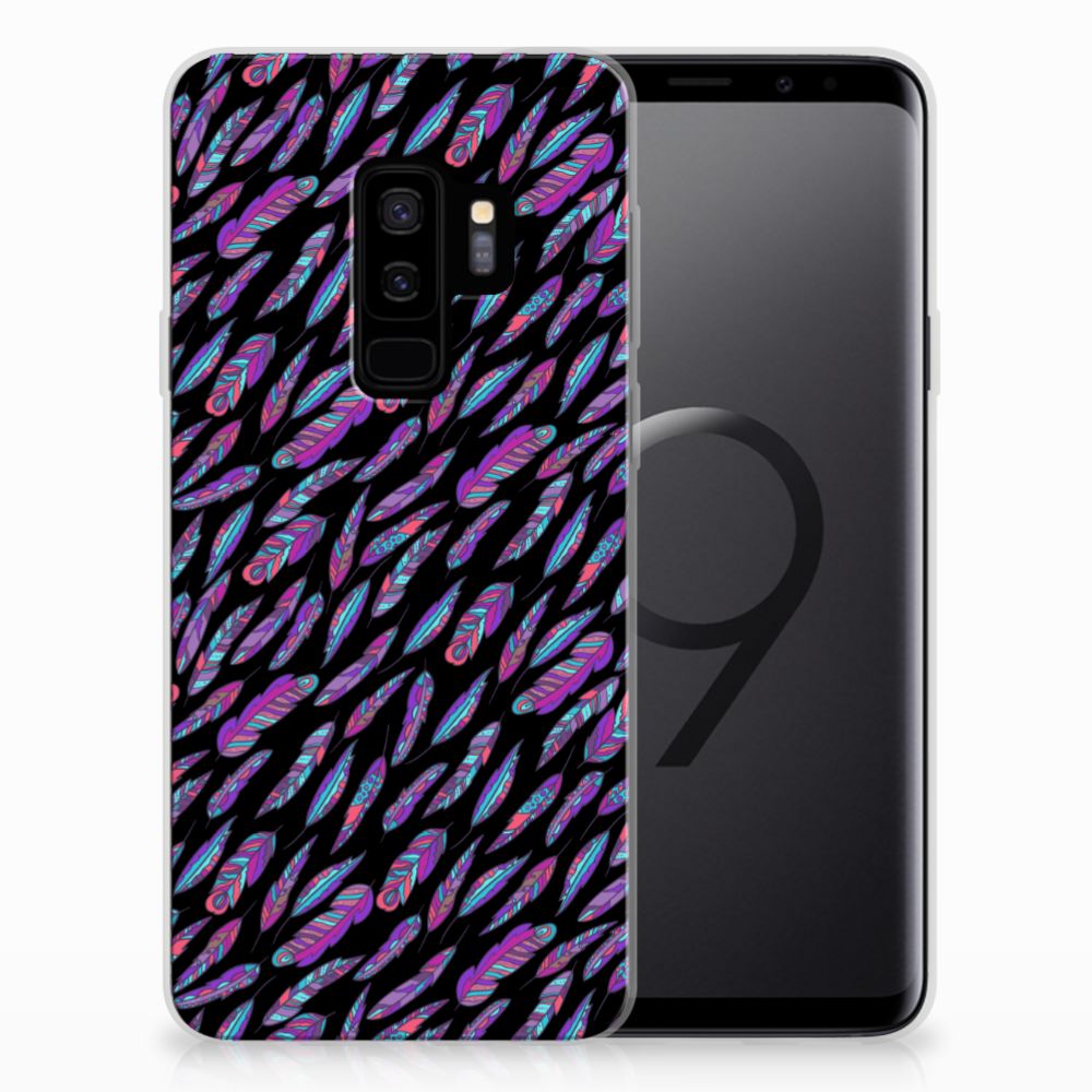 Samsung Galaxy S9 Plus TPU bumper Feathers Color