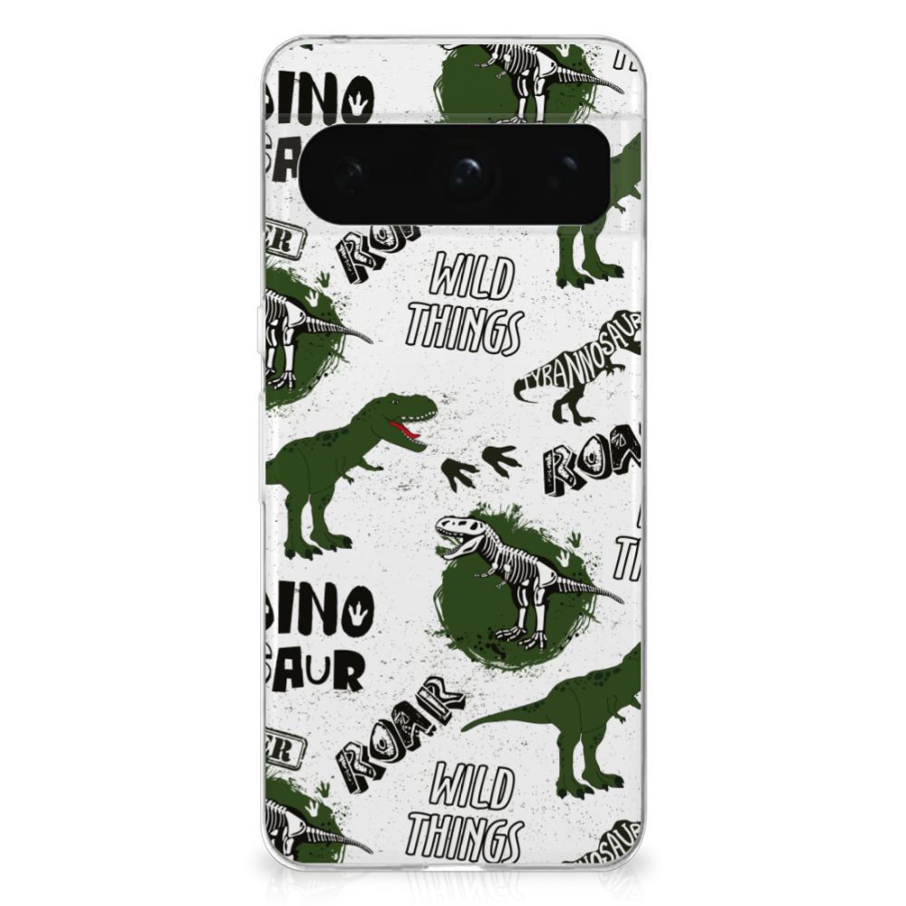 TPU Hoesje voor Google Pixel 8 Pro Dinosaurus