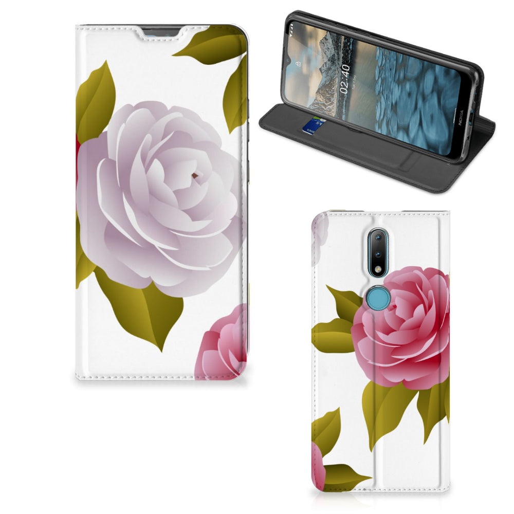 Nokia 2.4 Smart Cover Roses