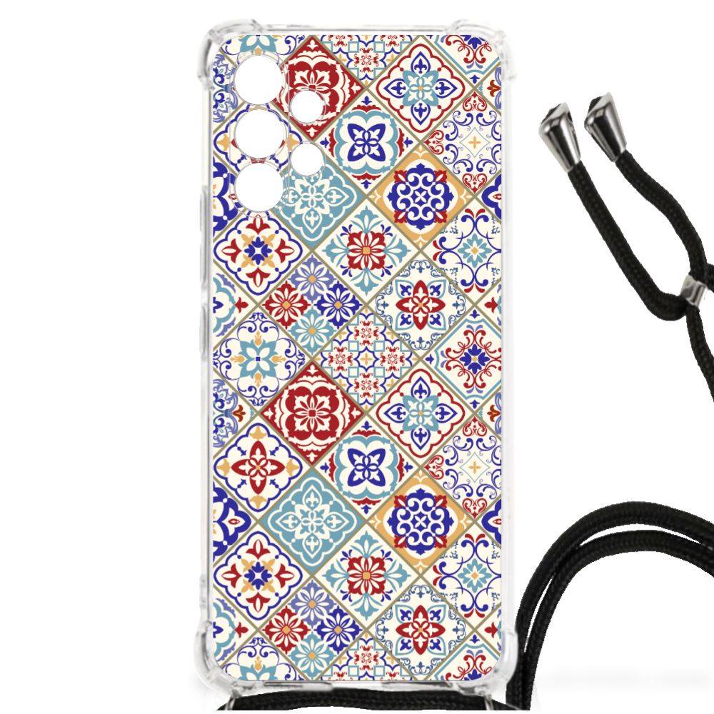 Samsung Galaxy A13 4G Anti-Shock Hoesje Tiles Color B2C Telecom