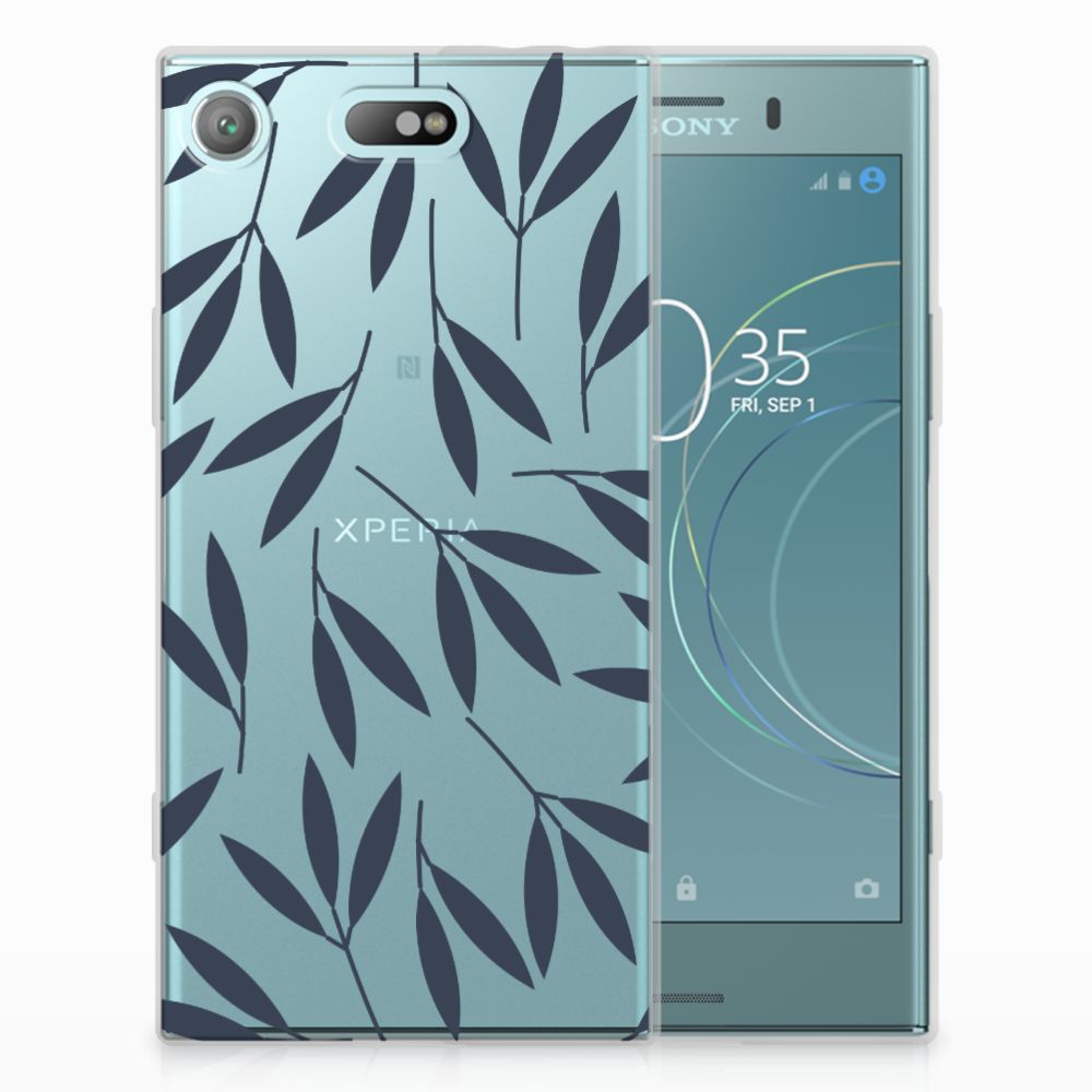 Sony Xperia XZ1 Compact TPU Case Leaves Blue