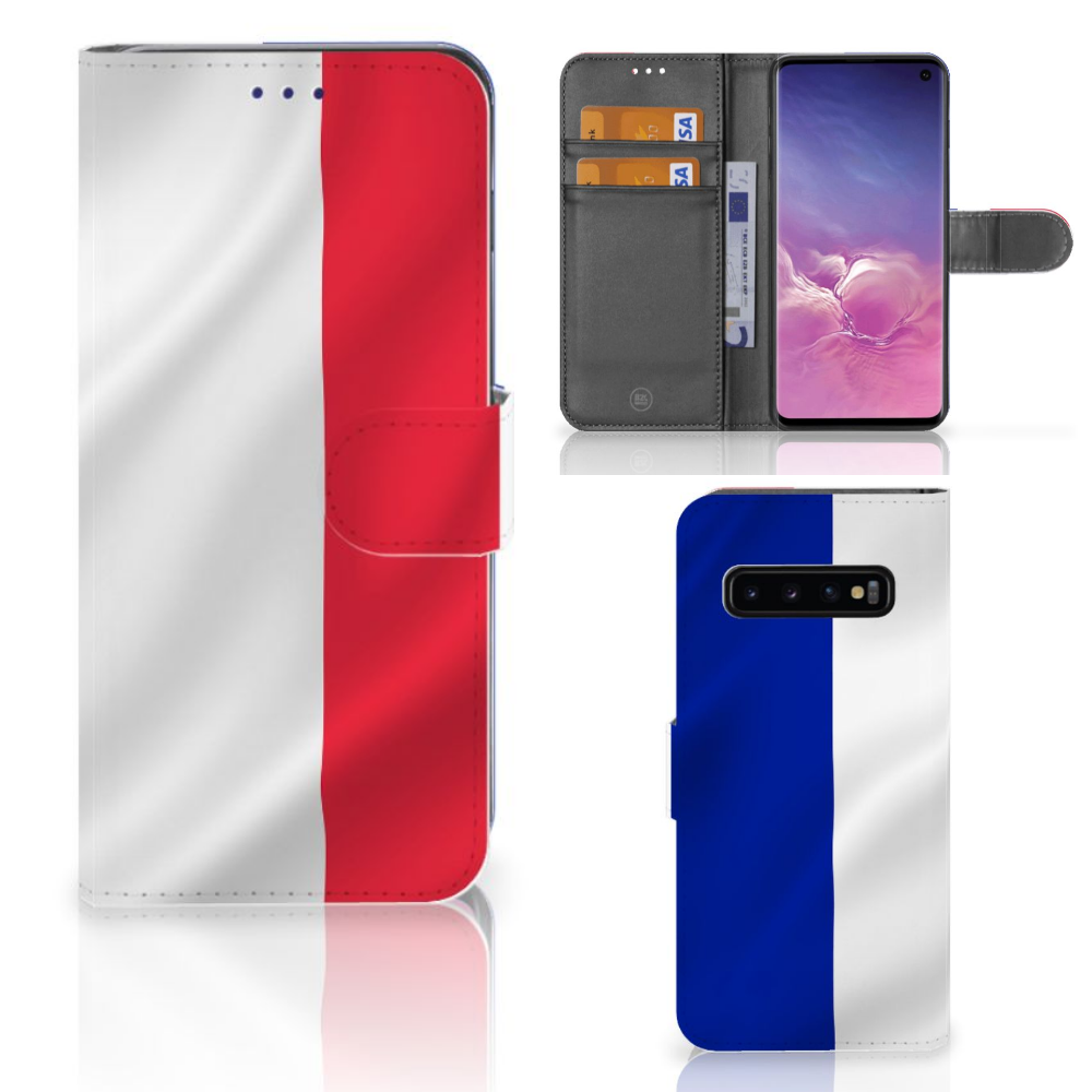 Samsung Galaxy S10 Bookstyle Case Frankrijk
