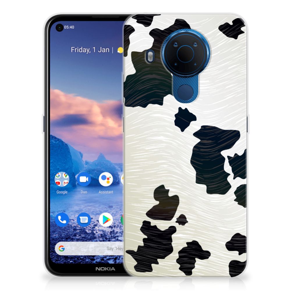 Nokia 5.4 TPU Hoesje Koeienvlekken
