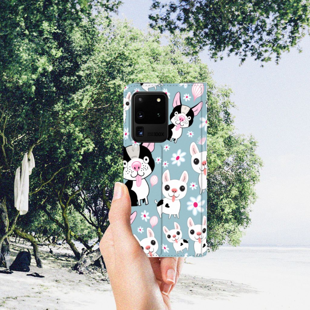 Samsung Galaxy S20 Ultra Hoesje maken Hondjes - B2C Telecom