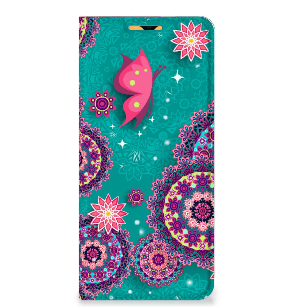 OPPO A15 Bookcase Cirkels en Vlinders - B2C Telecom